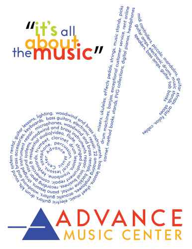 musical note graphic made from musical terms 